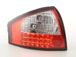 Paire de feux arrire Audi A6 4B Berline 97-03 Non TDI Led Rouge Chrome