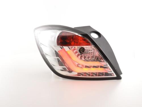 Paire feux arrière Opel Astra H GTC 2004 a 2008 Chrome Led LTI