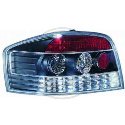 Paire de Feux arriere Audi A3 8P 2003 a 2008 Noir Design Led