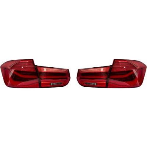 Paire de feux arriere BMW Serie 3 F30 2011-2019 Led Rouge Dyn