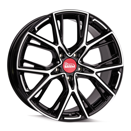 Jante Mam B4 19x8.5 ET40 5/114.3 Black Front Polish