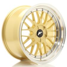 Jante JR Wheels JR23 18x9,5 ET20-48- 5 Trous sur mesure- Gold w/ Machined Lip