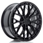 Jante JR Wheels JR48 19x8,5 ET20-45- 5 Trous sur mesure- Noir Brillant