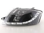 Paire de feux phares Daylight Led Audi TT 8N 1998-2006 Noir