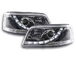 Paire de feux phares Daylight led DRL VW Bus T5 de 03-09 chrome