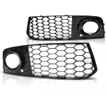 Paire de grille antibrouillard Audi A4 B8 de 2008 a 10/2011 noir