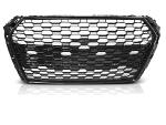 Calandre Avant pour Audi A4 B9 de 2015 a 2019 Look Sport Noir Brillant - PDC