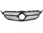 Grille calandre Mercedes classe C W205 18-21 Look Diamant Noir Chrome