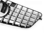 Grille calandre Mercedes classe E W212 de 2009 a 2013 Look GT Noir Chrome