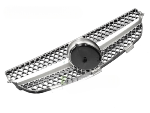 Grille calandre Mercedes CLK W209 de 2003 a 2010 Chrome Noir Brillant