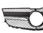 Grille calandre Mercedes GLK X204 de 2013 a 2015 Noir Brillant Chrome