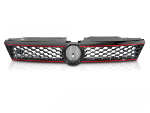 Calandre avant ABS VW Jetta de 2011 a 2014 Noir - Rouge, sans embleme