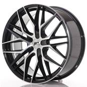 Jante JAPAN RACING JR28 21x9 ET15-45 5H BLANK Glossy Black Machined Face