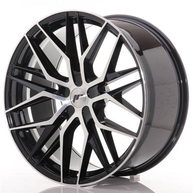 Jante JAPAN RACING JR28 22x10,5 ET15-50 5H BLANK Glossy Black Machined Face