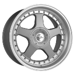 Jante Keskin KT1 18x10 ET35 5/112 TITAN GREY LIP POLISH