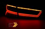 Paire de feux arriere led Audi A6 C7 11-14 FULL LED BAR rouge blanc