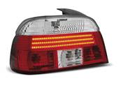 Paire de feux arriere BMW serie 5 E39 Berline 95-00 LED rouge blanc