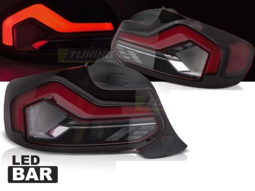Paire feux arriere BMW M2 F87 16-21 FULL LED BAR Rouge Fume