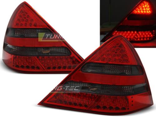 Paire de feux arriere Mercedes SLK R170 96-04 LED rouge fume