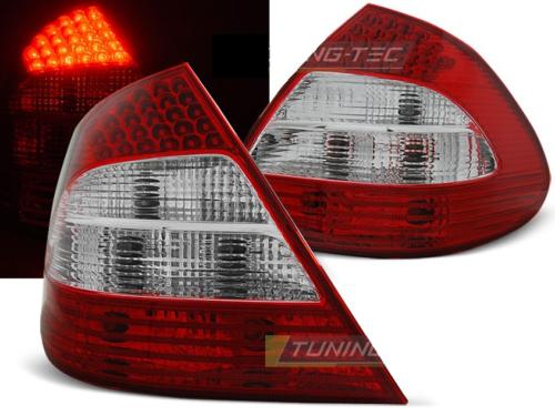 Paire de feux arriere Mercedes Classe E W211 02-06 LED rouge blanc