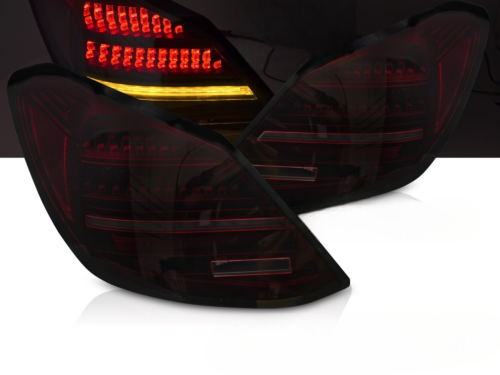 Paire de feux arriere Mercedes classe C W205 14-21 Full LED Dyn Rouge Noir Fume