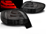 Paire de feux arriere Peugeot 206 de 1998 a 2005 LED BAR fume