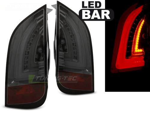 Paire de feux arriere VW Up, Skoda Citigo 11-17 LED BAR fume