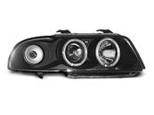 Paire de feux phares Audi A4 B5 de 1994 a 1998 angel eyes noir