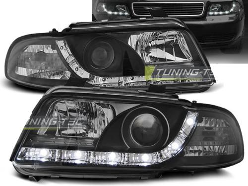 Paire de feux phares Audi A4 94-98 Daylight led noir