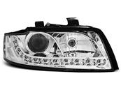 Paire de feux phares Audi A4 B6 de 2000 a 2004 Daylight led chrome