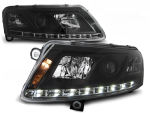 Paire de feux phares Audi A6 4F de 2004 a 2008 Daylight DRL led noir