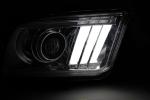 Paire de feux phares Ford Mustang 04-09 LED LTI chrome