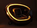 Paire de feux phares Mini Cooper R60 /R61 10-16 FULL LED TRU DRL Noir