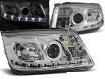 Paire de feux phares VW Bora 98-05 Daylight led chrome