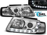 Paire de feux phares VW Passat 3B 96-00 Daylight DRL led chrome