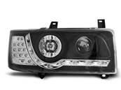 Paire de feux phares VW T4 Transporter 90-03 Daylight led noir