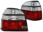 Paire de feux arriere VW Golf 3 91-97 rouge blanc