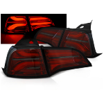 Paire de feux arri�re Tesla Model 3 de 2017 a 2024 Full LED Rouge Fume