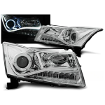 Paire de feux phares Chevrolet Cruze 09-12 Daylight chrome