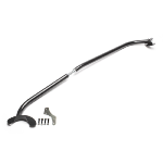Barre anti rapprochement acier Avant Audi A3 8L 1996 a 2003 noir