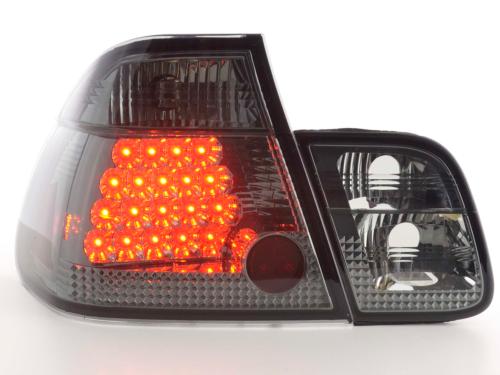 Paire de feux arrière BMW serie 3 E46 Berline 98-01 Fume Led