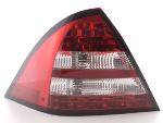 Paire feux arrière Mercedes Classe C W203 Berline 2005 a 2007 Rouge Chrome Led