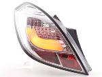 Paire feux arrire Opel Corsa D 3 portes 2006 a 2010 Chrome Led LTI