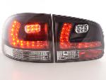 Paire feux arrière VW Touareg 7L 2003 a 2009 Noir Led