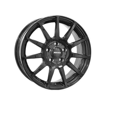 Jante 7x17 MONACO WHEELS RALLYE pour AUDI A1 de 05/2010 a 10/2018 Gloss Black