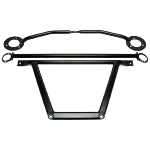 Kit de barres anti rapprochement BMW serie 3 E36 316i M43 1993 a 2000 - Acier noir