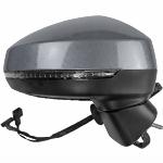 Retroviseur pour Audi A3 (5 portes) de 2015 a 2020 � Cote Droit/Passager - Electrique 6 + 2 PIN