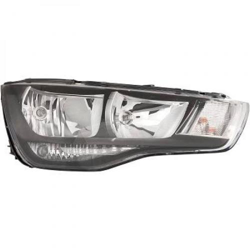 Feu phare avant droit (passager) Audi A1 de 2010 a 01/2015 Halogene noir
