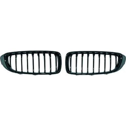 Grilles de Calandre BMW Serie 4 F32/F33/F36 2013 a 2020 Noir Brillant