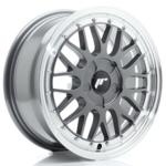Jante JR Wheels JR23 16x7 ET20-45- 5 Trous sur mesure - Hyper Gray w/ Machined Lip